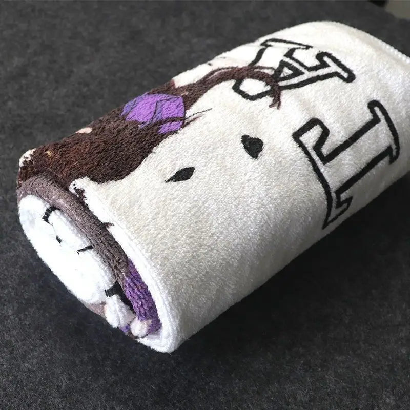 Cartoon Towels Temperature Change Color Change Trickster Joke Magic Towel Creative Gifts