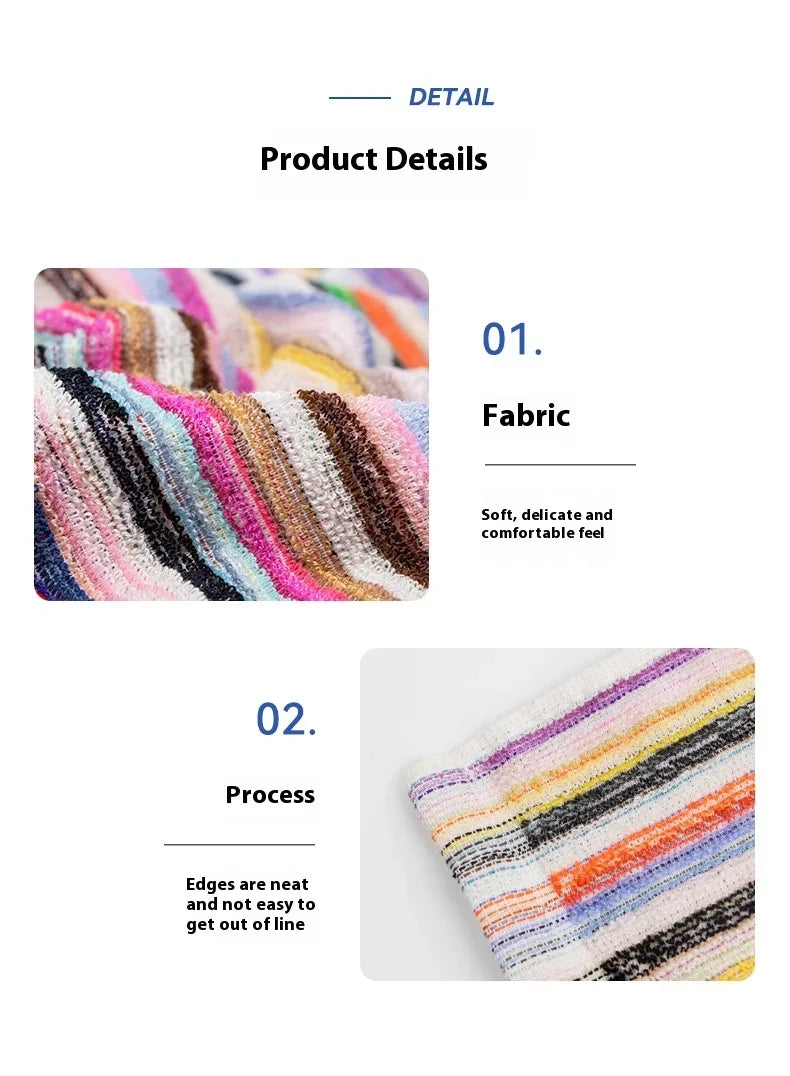 Stripe Kitchen Dish Towels 100% Cotton Highly Absorbent Multi Purpose Tea Towels for Cooking, Drying & Cleaning Pack of 10