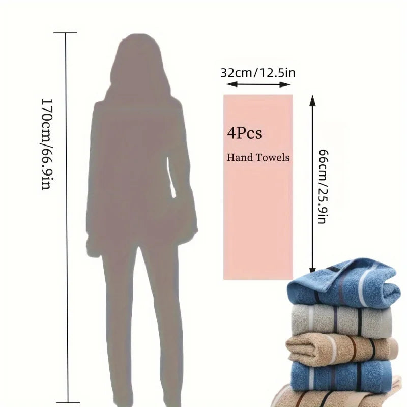 4 Set of Bath Towels，Soft and Absorbent Bath Towel，Suitable for bathroom shower、Gym、Sauna Room、Kitchen and Outdoor，Multi-color Q