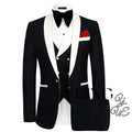 Men 3 Piece Suit Mens Tuxedo Suit for Men Slim Fit Suits One Button Shawl Lapel Wedding Suit Tuxedos trajes para hombre