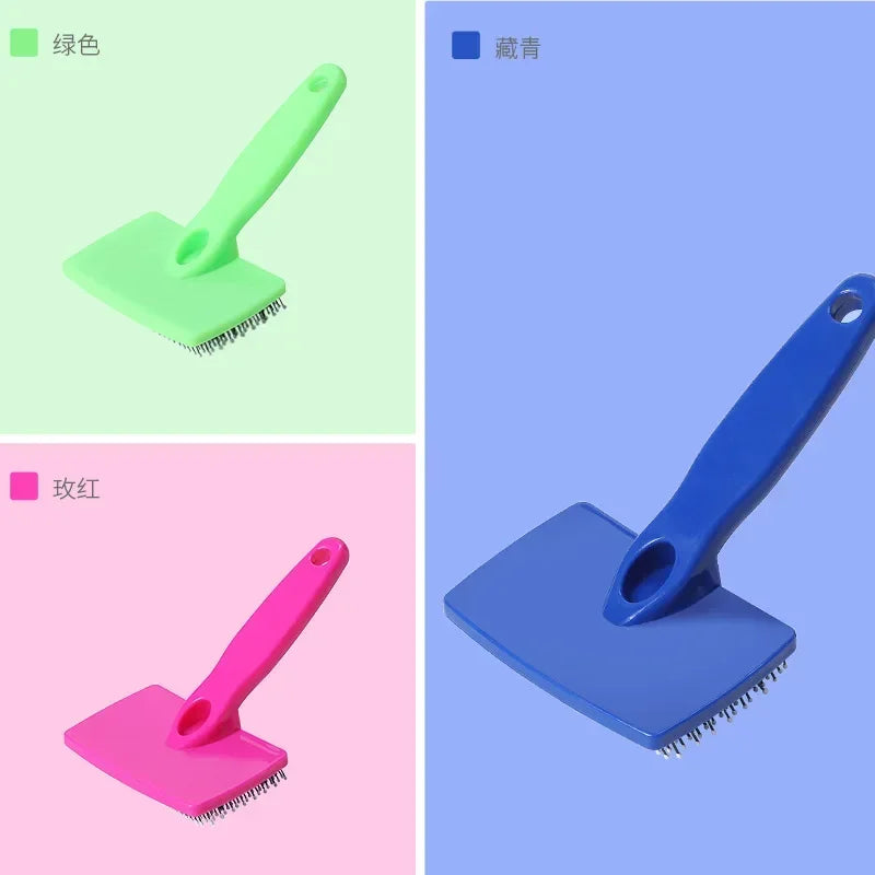 Pet Grooming Dog Supplies, Pet Hair Remover Brush, Cats Fur Cleaning, Stainless Non - Slip, Flea Chihuahua, Needle Combs Massage