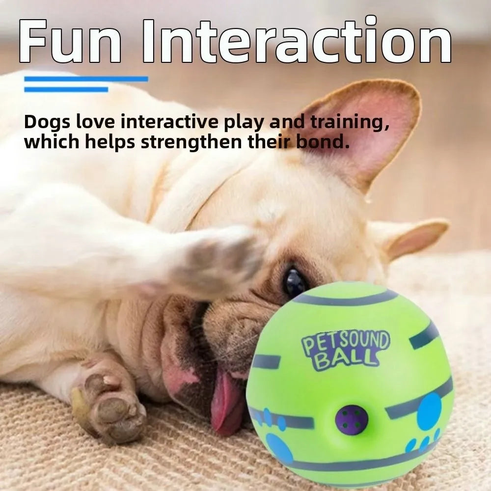 Pet Supplies Durable Dog Ball Interactive Bite-resistant Squeaky Dog Fun Sounds Wear-resistant Puppy Wrestling Pets Play
