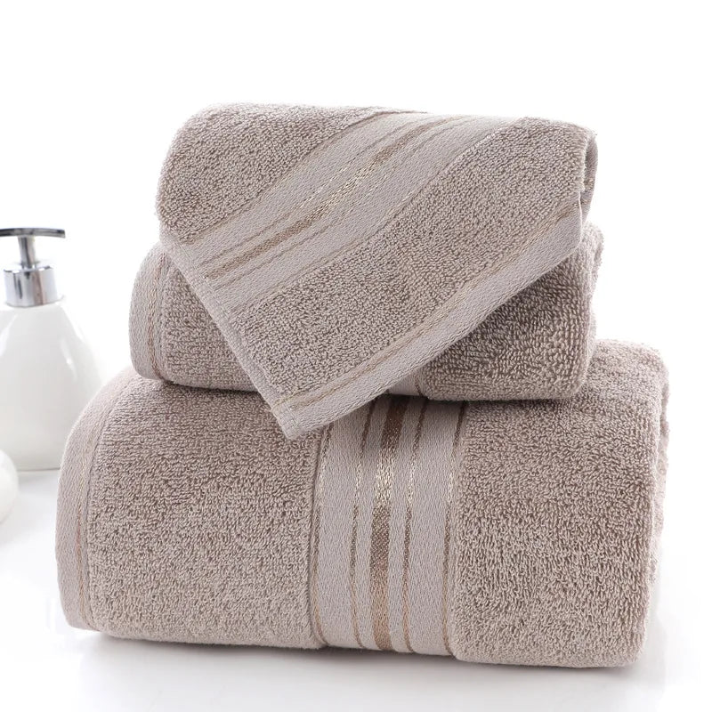 Bathroom Face Towel for Household 3 Towels Absorbent Towel Pure Cotton Quick Absorbent Soft Quick Dry Thickened Face Towel