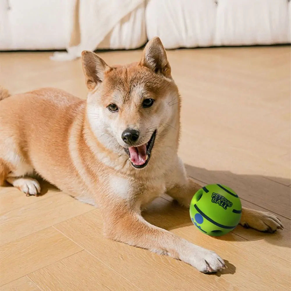 Pet Supplies Durable Dog Ball Interactive Bite-resistant Squeaky Dog Fun Sounds Wear-resistant Puppy Wrestling Pets Play