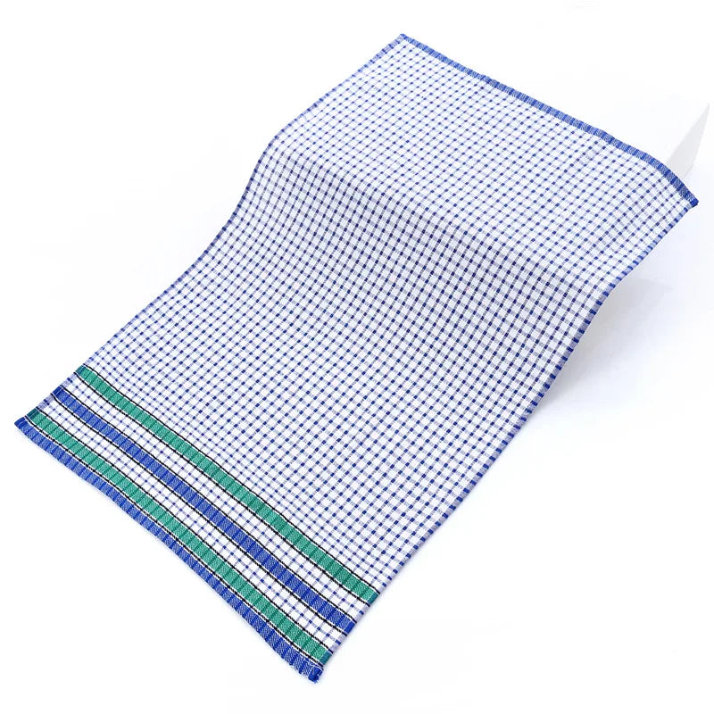 Large Kitchen Dish Towels Absorbent Cotton Kitchen Towels Quick-Dry Cleaning Cloths Colorful Tea Towel for Washing Drying Dishes