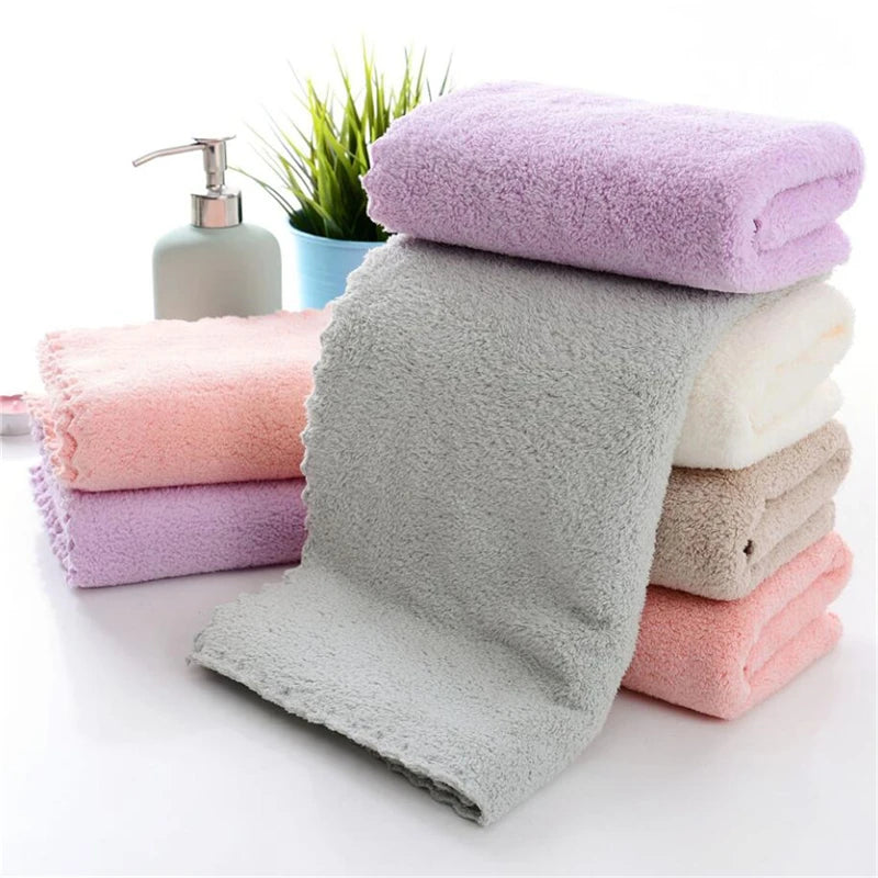 Towel Bathroom Men Women Soft Terry Gift For Adults Super Absorbent Cloth For Home  Solid ColorSkin Friendly Towel