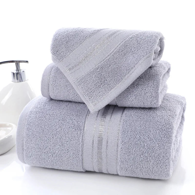 Bathroom Face Towel for Household 3 Towels Absorbent Towel Pure Cotton Quick Absorbent Soft Quick Dry Thickened Face Towel