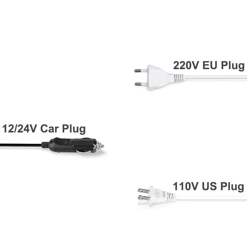 Electric Lunch Box Stainless Steel School Student Picnic 220V 110V 24V 12V Heating Food Warmer Heated Container Car EU US Plug
