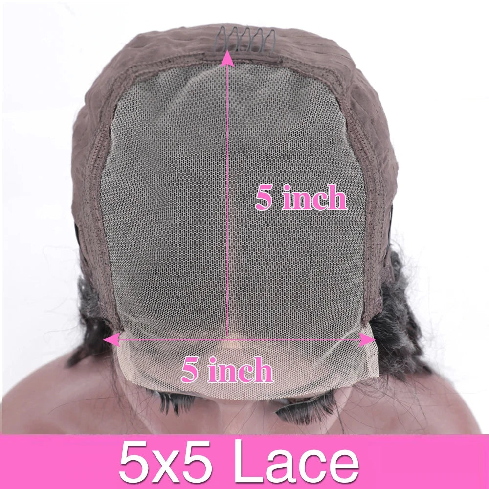 Deep Wave Natural Colored Wigs HD Lace Wigs Brazilian Human Hair Lace Wigs 13x6 Transparent Lace Wigs 200 Density For Women