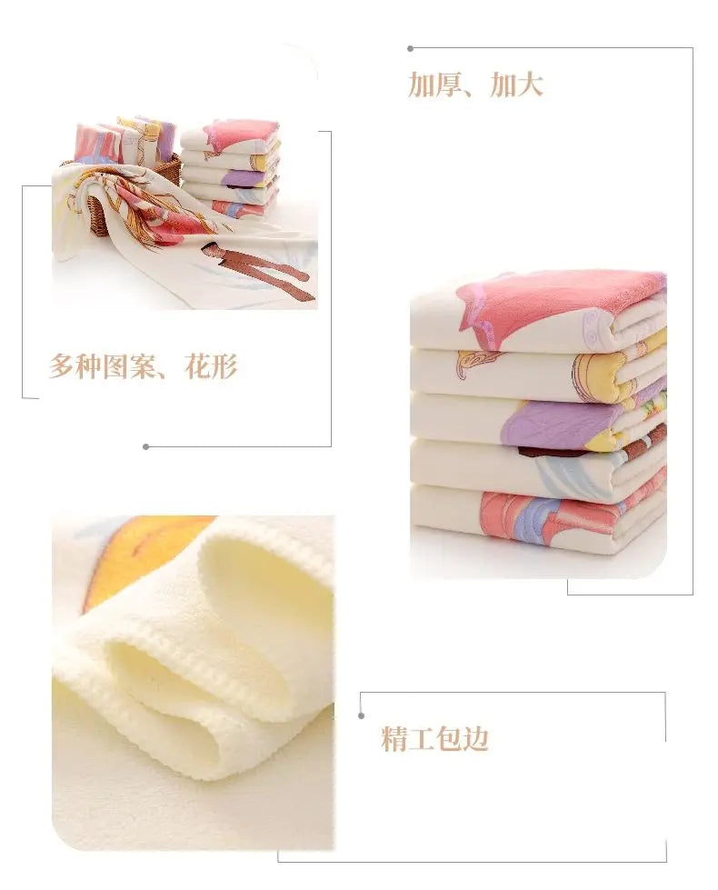 Cartoon Towels Temperature Change Color Change Trickster Joke Magic Towel Creative Gifts