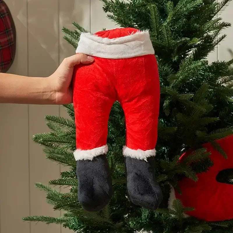 Christmas Tree Decoration, Plush Santa Claus Elf Legs, Christmas Decoration, Home Hanging Ornaments  Home Decor Xmas Tree
