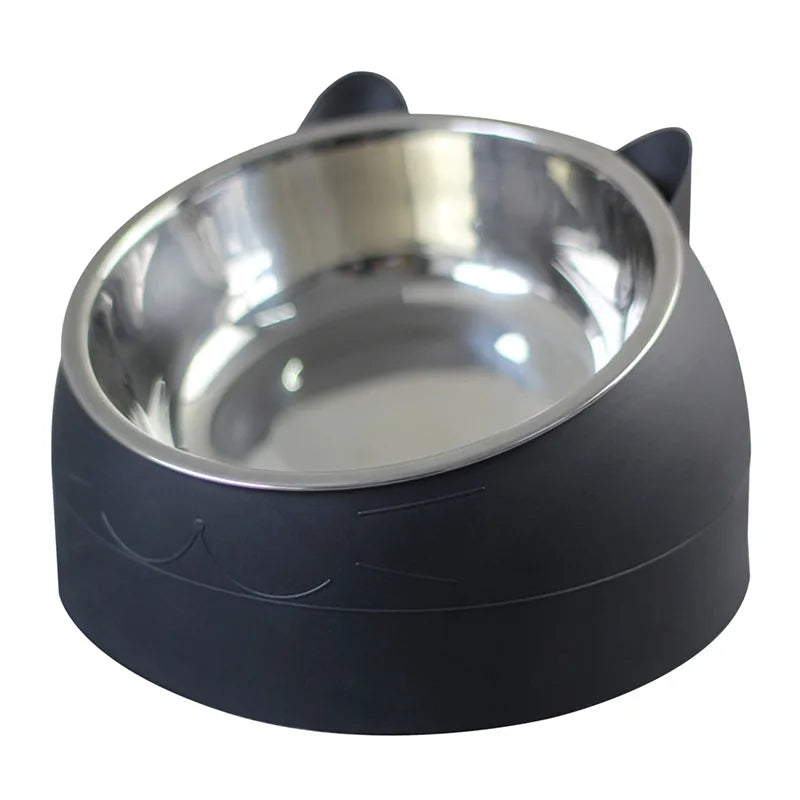 Pet Bowls Dog Food Water Feeder Stainless Steel Pet Drinking Dish Feeder Cat Puppy Feeding Supplies Small Dog Accessories