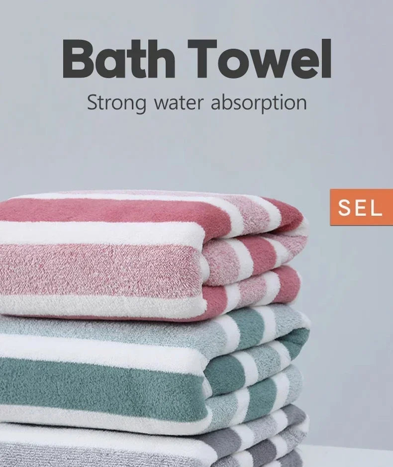 New Home Soft and Comfortable Bath Towels for Men and Women, Absorbent and Comfortable Couple's Large Towels, Wrapping Towels