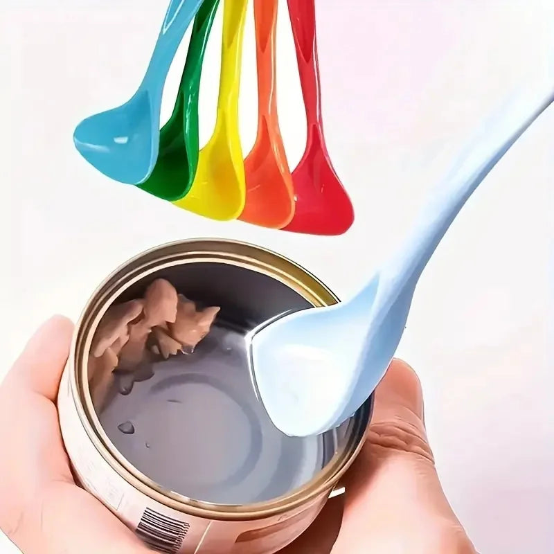 3pcs Plastic Pet Food Scoop, Non-Battery Various Colors Cat Feeding Scoop, Durable Pet Care Supplies