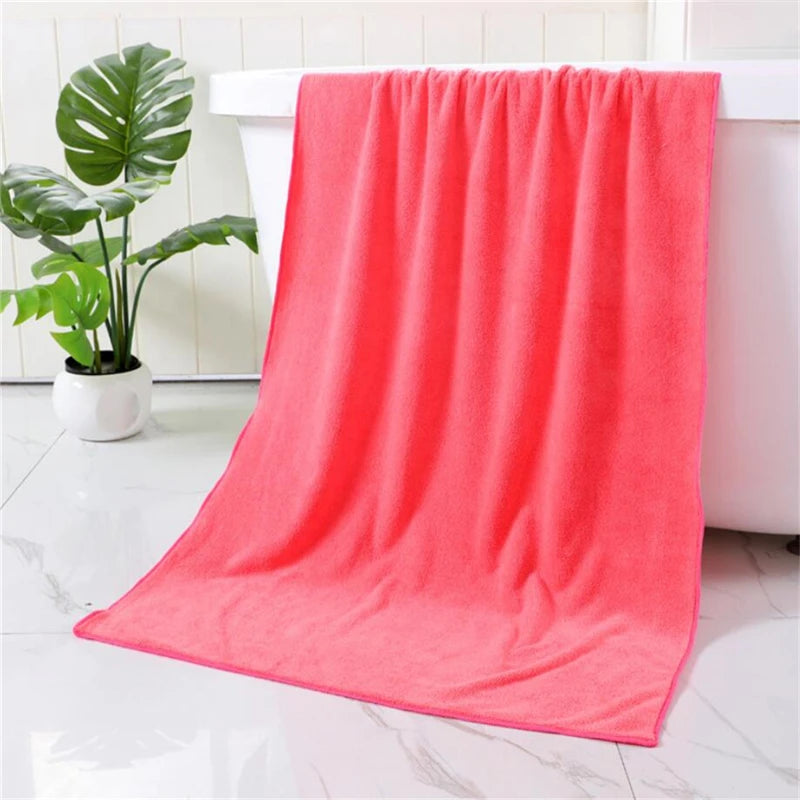 Towel Bathroom Men Women Soft Terry Gift For Adults Super Absorbent Cloth For Home  Solid ColorSkin Friendly Towel