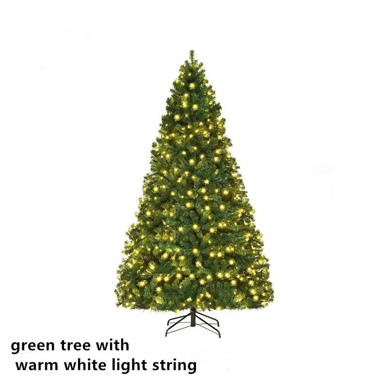 13ft Artificial Huge Christmas Tree , Snow Flocked Full Prelighted Xmas Tree with 2800 Branch Tips, 900 Incandescent Lights