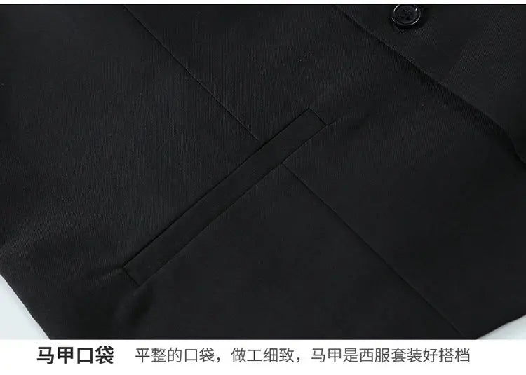 Men's suit for young and middle-aged business, casual, fashionable and stylish, stand-up collar single, Korean version of Zhongs