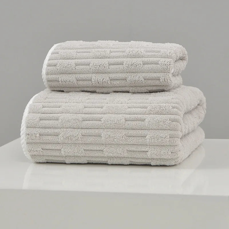 Towel bath towel two sets of soft absorbent bath with adult wrap thickened quick dry coral velvet for home