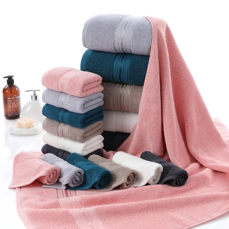 Bathroom Face Towel for Household 3 Towels Absorbent Towel Pure Cotton Quick Absorbent Soft Quick Dry Thickened Face Towel
