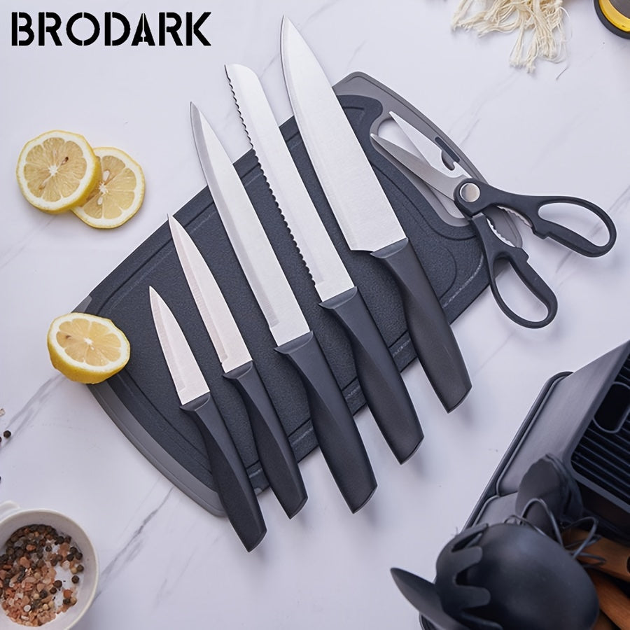 1 Set Kitchen Utensil Set, Silicone Cookware Set, 19pcs Silicone Kitchen Utensil Set, Wooden Cooking Utensils, Kitchen Gadgets, Silicone Cutlery Set, Kitchen Tools With Storage Bucket, Kitchen Stuff